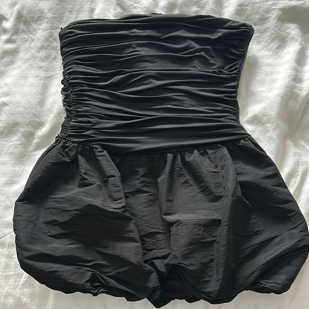 Mango Black Mini Dress